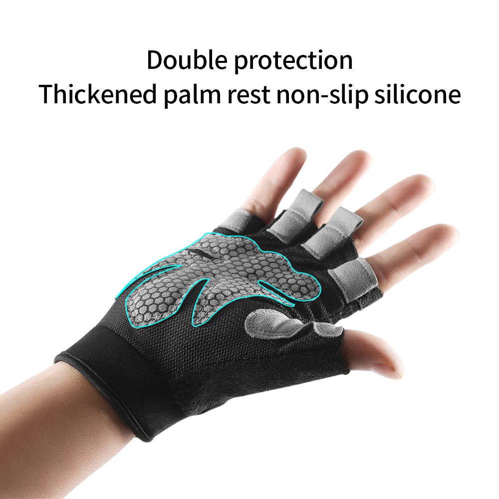 Workout Glove Gym - Guanti mezze dita Palestra Fitness Antiscivolo