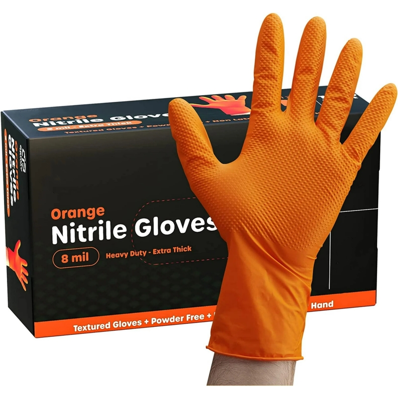 Nitrile Mechanic Glove - Guanti in nitrile da 8mil spessi