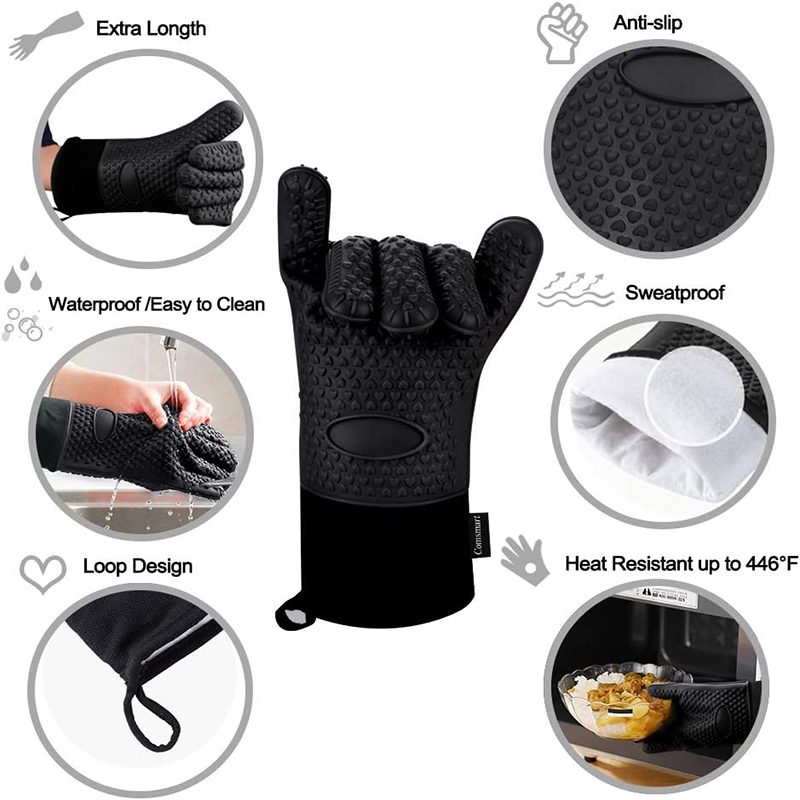 Guanti da forno in silicone Gu - Oven Mitt Silicone recensione e prezzo