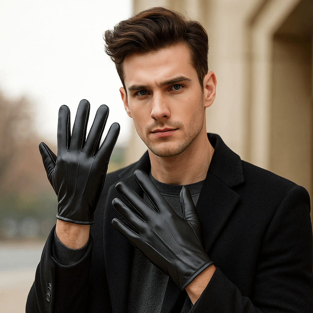 Guanti da Guida Neri alla Moda - Leather Driving Glove recensione e prezzo