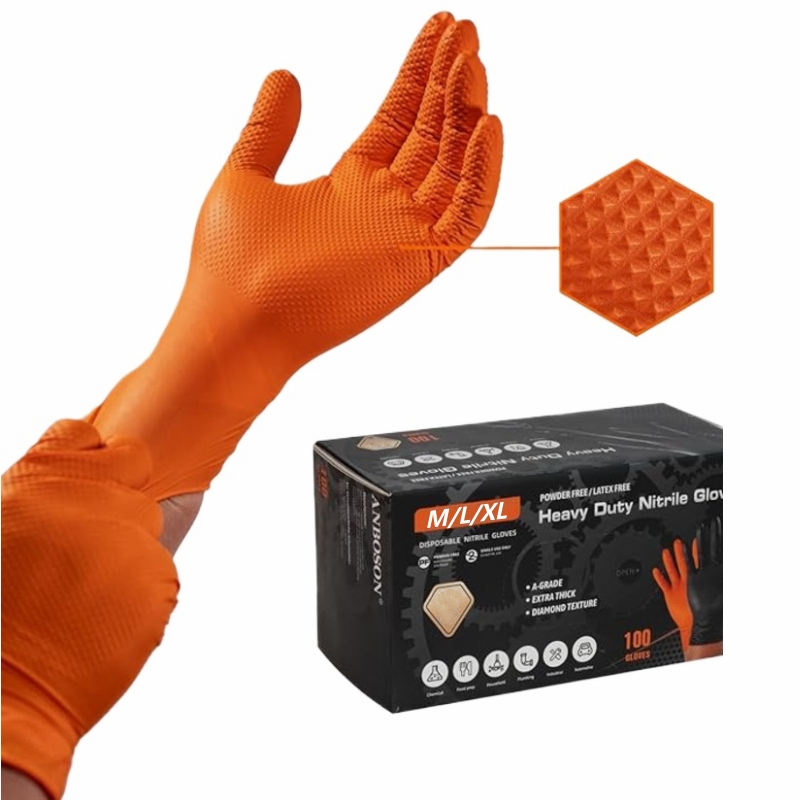Guanti in Nitrile Arancioni Re - Nitrile Mechanic Glove recensione e prezzo
